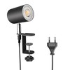 ledscom.de Waika Clamp Light Switch Matte Black with LED GU10