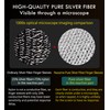 Professional Pure Silver Fiber Finger Sleeves Gloves for Mobile Gaming
