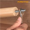 POWERTEC QHB1001 Hanger Bolts 5/16-18 x 3 Inch, 50 Pack