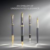 PARKER IM Rollerball Pen | Grey Lacquer with Gold Trims