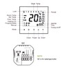 Heating Room Thermostat Weekly Programmable LCD Display Touching Screen 5A