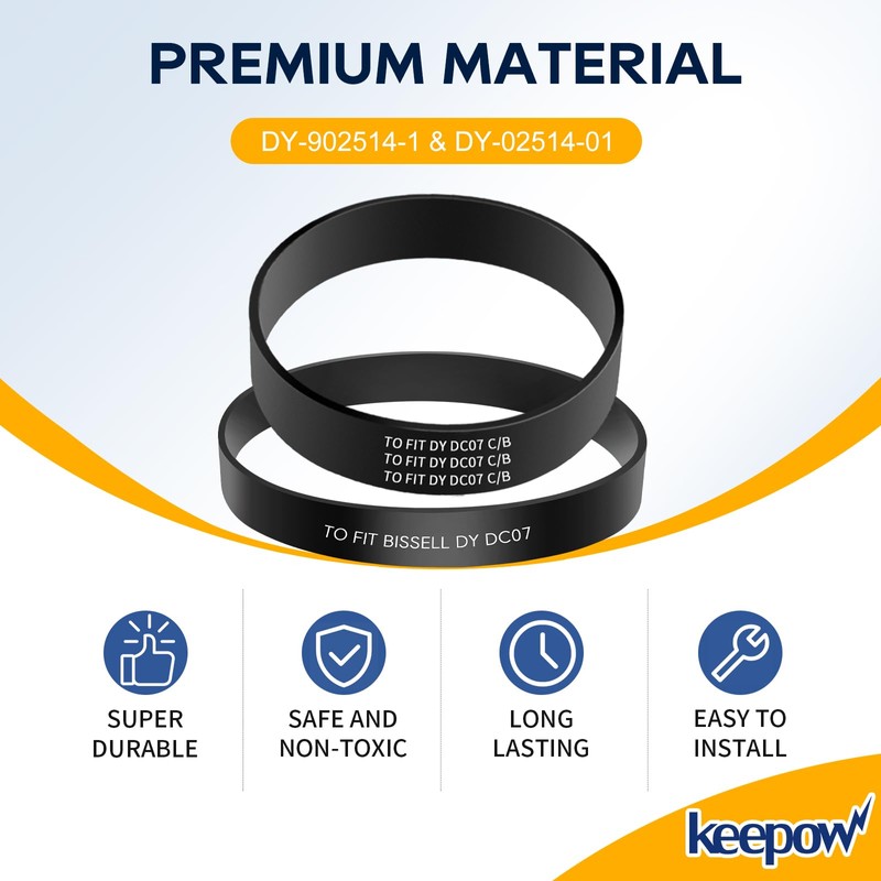 KEEPOW Clutch Belt Compatible with Dyson DC07 DC04 DC14 Vacuum