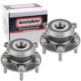MotorbyMotor 513354 Front Wheel Bearing and Hub Assembly with ABS 5 Lugs fits for Mazda 3 Sport, Mazda CX-3 Wheel Hub Assembly-2pc Set