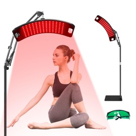 Red Light Therapy Lamp,Infrared Light Therapy with 660nm Visible Red Light & 850nm Invisible Infrared Light with Floor Stand,Infrared Light Therapy for Body