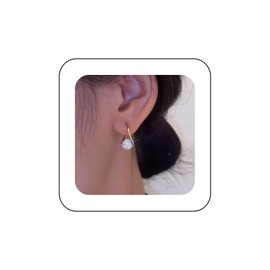 Yheakne Vintage Crystal Drop Earrings Gold Rhinestone Dangle Earrings Sparkling Cz Earrings Wedding Crystal Earrings Jewellery for Women