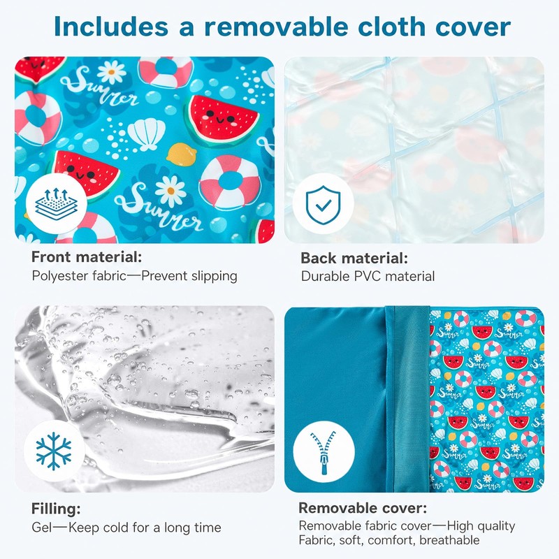 Cooling Gel Pad for Bed - Cooling Seat Cushion with