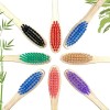 Cepillo Dientes Bambú Biodegradable Suave Ecológico 10pz F Color
