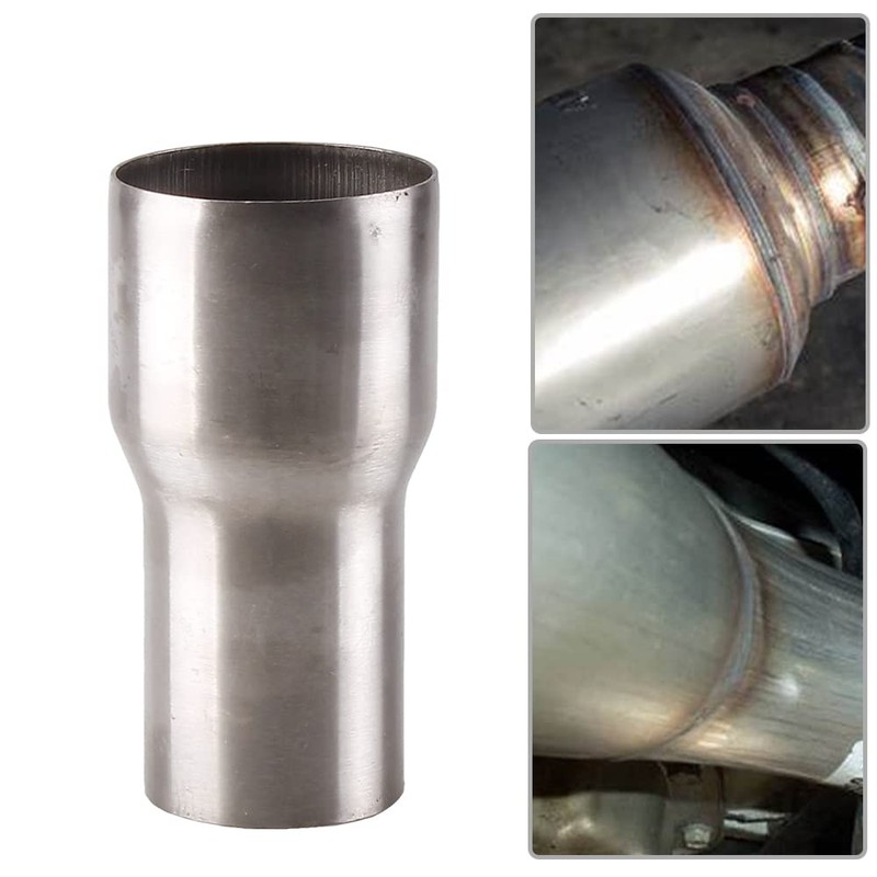 MUTEKI Exhaust Pipe Adapter, Exhaust Connecting Pipe, Universal, Pipe Coupler,