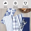 DineNest Assorted Kitchen Dish Towels 100% Cotton 16x26 Inch Set
