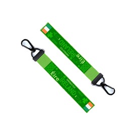 Inking House Ireland key tag Luggage Tag Zipper Pull Keychain Bag Irish Keyring