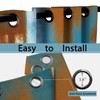 Asuexpect Rust Curtains 2 Panels Abstract Curtain Room Darkening Grommet