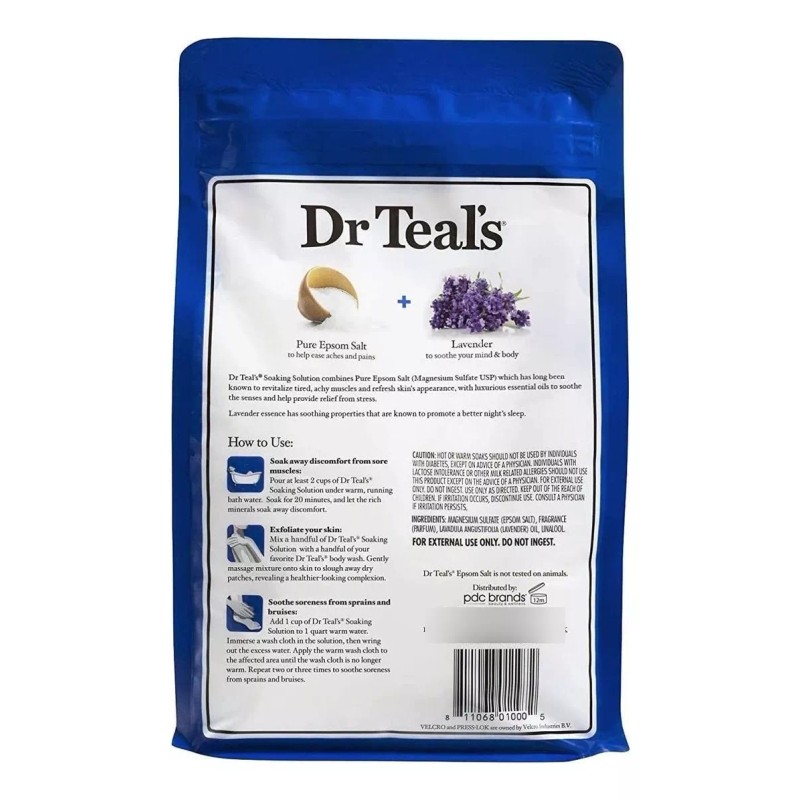 Dr Teals Epsom Sal Bath Combo Pack (6 Libras En