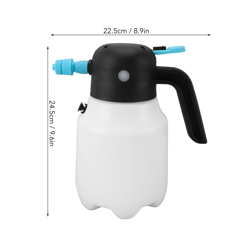 Foam Sprayer 2000mAh 1.8L Cordless Pressurized PP Electric Foam Spray