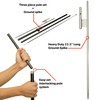 LookOurWay Real Estate Themed Feather Flag Pole Kit 3 Pack