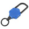 Magnetic Retractable Keychain Stainless Steel Wire Easy Pull Buckle Carabiner