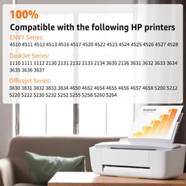 NineLeaf New Generation Remanufactured Ink Cartridges High Yield Compatible for HP 63XL 63 XL Envy 4512 4520 DeskJet 3632 2130 1110 1111 1112 2132 3630 3634 3637 OfficeJet 5255 5258 (Black,2 Pack)