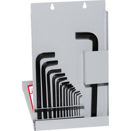 EKLIND 13216 Ball-Hex-L Key allen wrench - 16pc set SAE Inch Sizes .050-5/8 Long w/ metal box