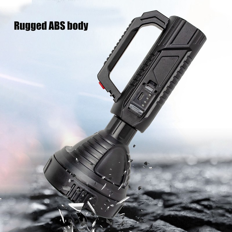 Rechargeable Flashlights Irradiation Distance Far Long Battery Life 3 Levels