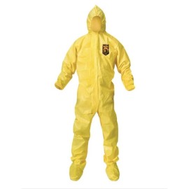 KLEENGUARD Box of 12 KLEENGUARD A70 5XL Chemical Protective Coverall w/Hood & Boot 00688