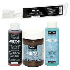 Modern Masters Metal Effects Bronze Paint and Blue Patina Kit (4-Ounce)