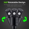 CIGOTU Right Angle Drill Adaptor,4-in-1 Impact Drill Bit Extension,360° Rotatable