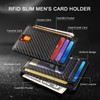 Vancle Slim RFID Wallets for Men Women, Minimalist Thin Front