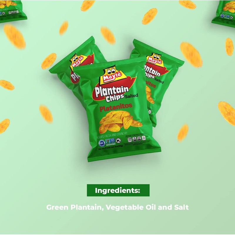 10 Pack of Mayte Plantain Chips