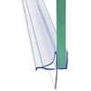 Frameless Shower Door Bottom Seal Shower Sweep with Drip Rail