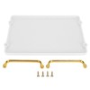 Decorative Tray Elegant Exquisite Texture Ergonomic Serving Tray with Handles