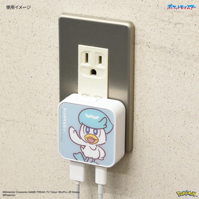 Gourmandies POKE-896C Pokémon USB/USB Type-C AC Adapter Quass