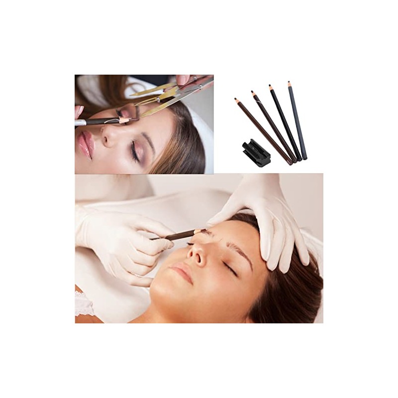 Eyeliner Eyebrow Pencil Set, Eyebrow Pencil Sharpener Professional Salon Makeup