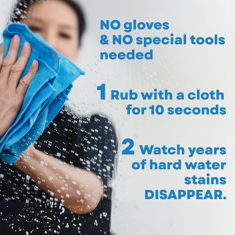 Bio Clean: Eco Friendly Hard Water Stain Remover (40oz Large).