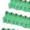 100Pcs TPU Pig Cow Ear Tag with Number 001‑100 Ear