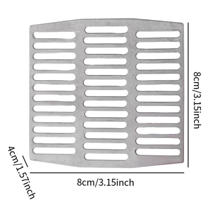 LOVIVER 40 Pieces Stainless Steel Brick Weep Hole Covers,Fill Weep
