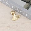Brosay Gold Knobs Fashion Ginkgo Leaf Drawer Knobs Art Deco