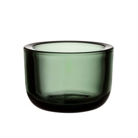 Iittala Valkea 1070561 Glass Lantern in Fir Green Size: 8.5 x 8.5 x 6 cm