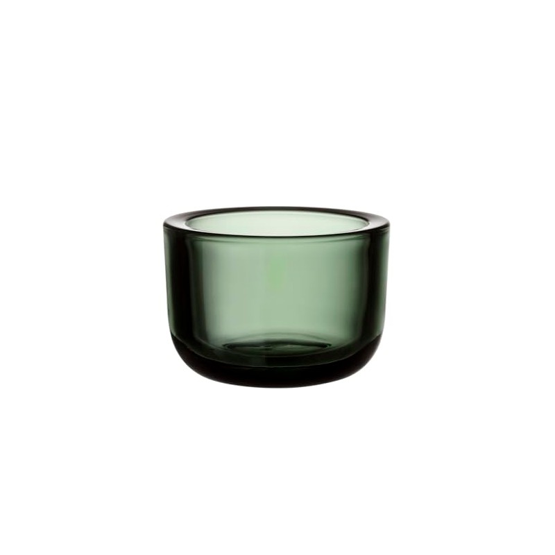 Iittala Valkea 1070561 Glass Lantern in Fir Green Size: 8.5