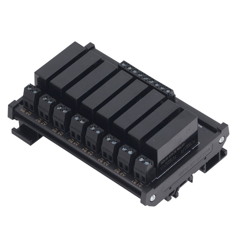 Solid State Relay Module DIN Rail Installation 8 Channel Solid