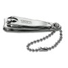 Trim Nail Clippers with Nail File and Chain – Chrome Finish