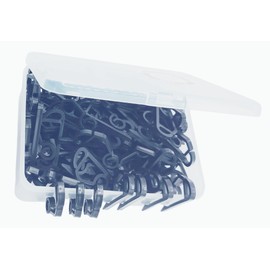 Kunpengzhi Christmas Light Clip Outdoor Gutter Hook Weatherproof Outdoor Light Clip Holiday Light Clip for Christmas Decoration String Light (Black, 100)