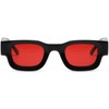 EYLRIM Thick Square Frame Sunglasses for Women Men Chunky Rectangle