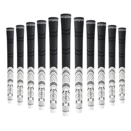 Mile High Life | Avid Golf Club Grips | 3, 13 Pc Set Bundle Golf Grips | Multi-Compound Rubber Golf Grip | Standard Midsize Jumbo(White-13 Packs,Jumbo)