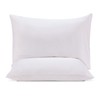 SLEEP ZONE Queen Pillowcase - 100% Rayon White Pillowcase Set