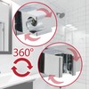SPARES2GO Wall Clamp Compatible with Triton Shower Head Adjustable Square
