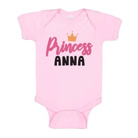 TATY Kids Princess Anna Baby Infant One Piece Bodysuit 18 Months Light Pink