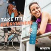 Hyeta 32oz Water Bottles with Straw - Stay Motivated and