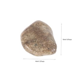 Outanaya 1pc Unique Stone Pull Handle Replacement for Cabinet and Door Durable Base Easy to Install for Wardrobe Window and Furniture