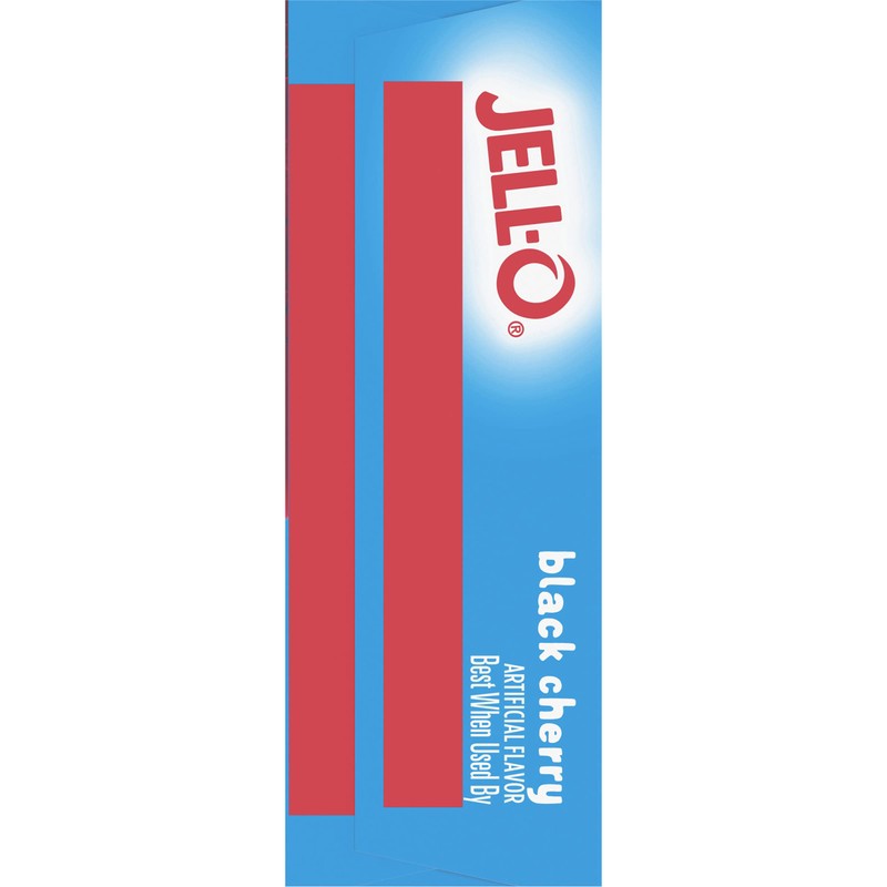 Jell-O Sugar-Free Gelatin Dessert, Black Cherry, 0.30-Ounce Boxes (Pack of