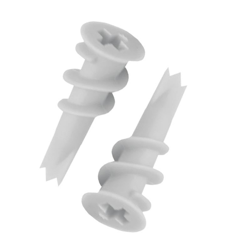 Taquete de Platico, PanelTack, MXPLK-002, 100 Pzs. Medida 5/8"", 22.2mm,