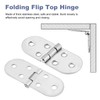 Stainless Steel Door Hinge 270 Degree Pack of 6 Door